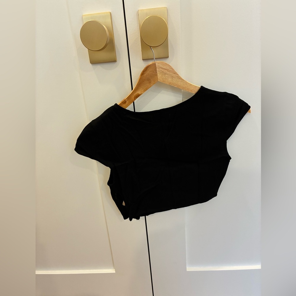 Reformation Black Two-Piece Crop Top & Maxi Skirt Set - Picture 4 of 10